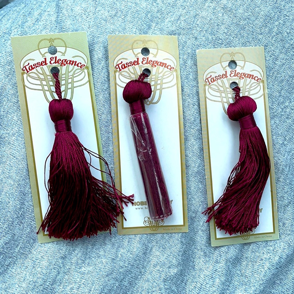 Set of 3 Tassel elegance tassels